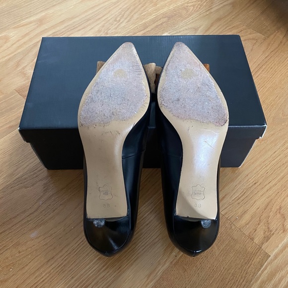 Talbots Dahlia Calf Hair Bow Mini Heel - Picture 8 of 10